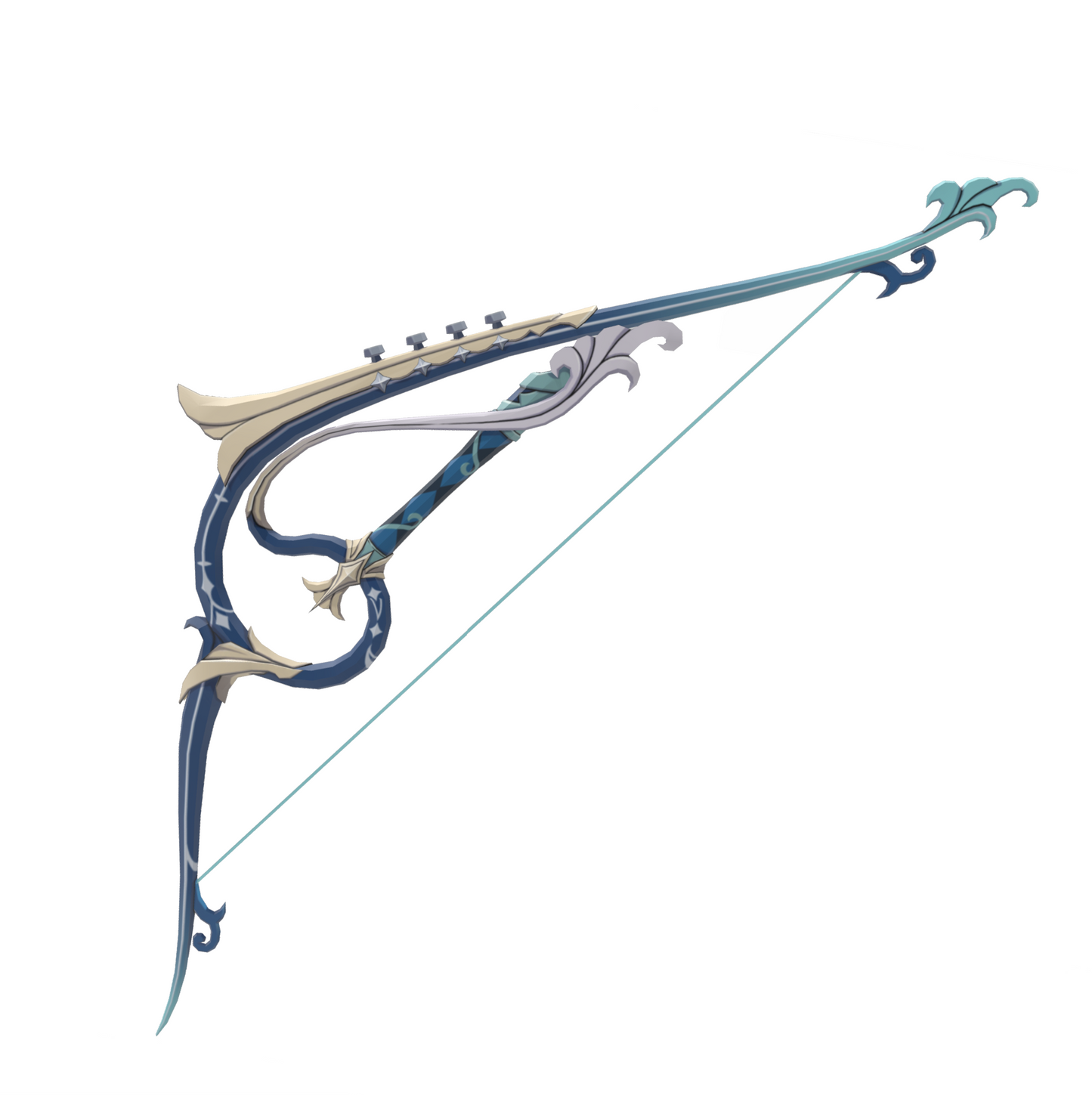 Stringless Bow - Digital 3D Model Files and Physical 3D Printed Kit Options - Venti Cosplay