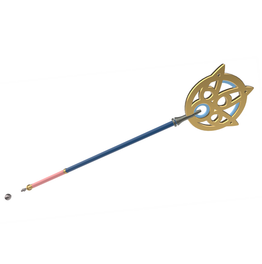 Yuna Staff - Digital 3D Model Files and Physical 3D Printed Kit Options - FFX Cosplay - Yuna Cosplay - FF10