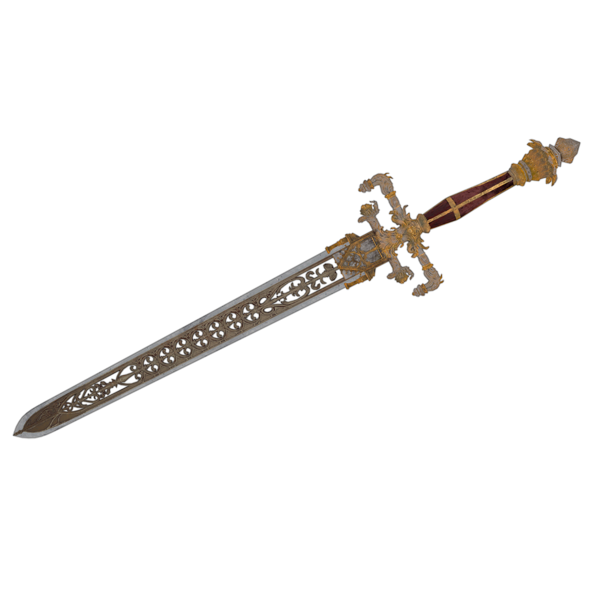 Sword of Night and Flame - Digital 3D Model Files and Physical 3D Prin ...