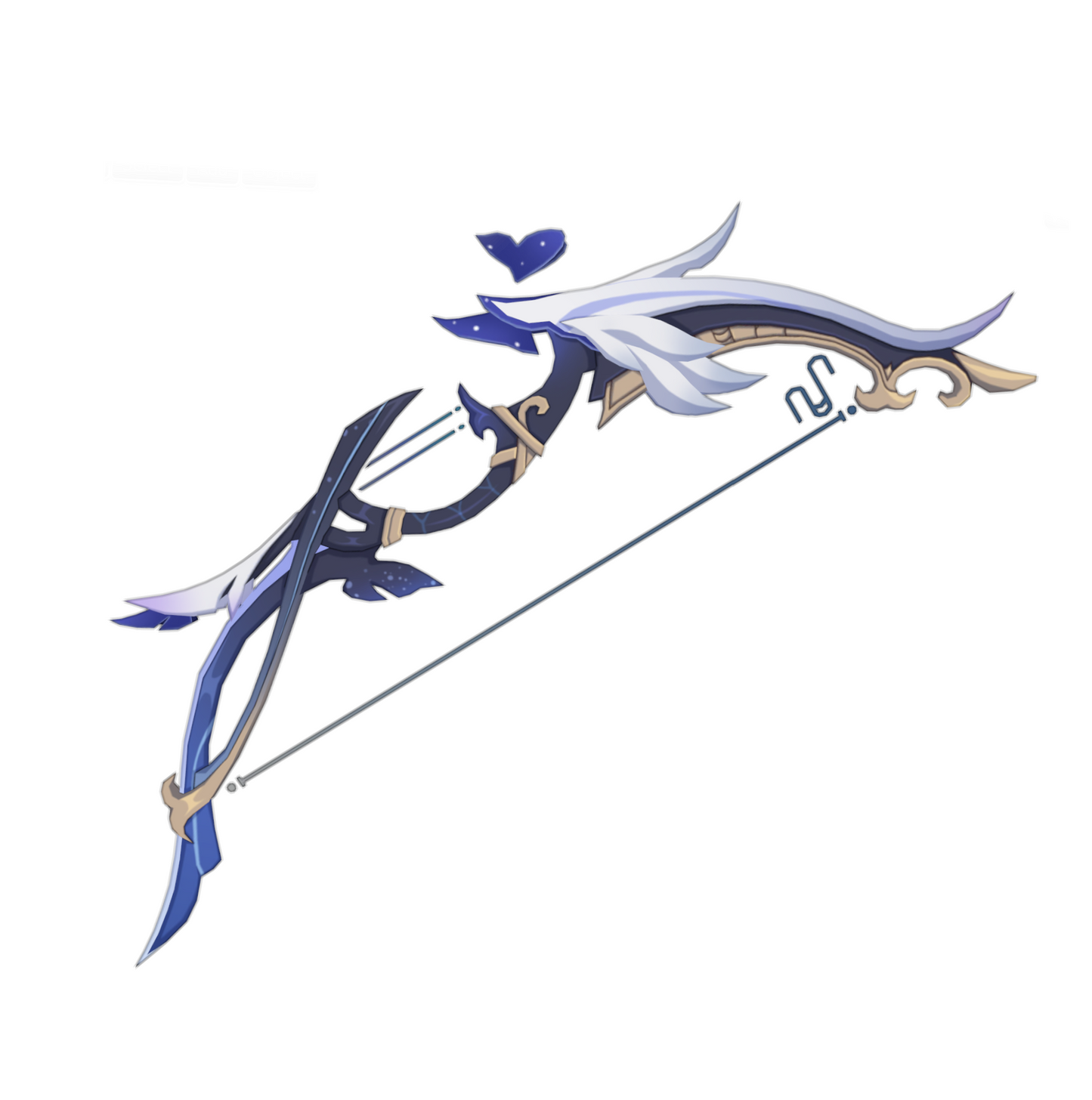 Aqua Simulacra Bow - Digital 3D Model Files and Physical 3D Printed Kit Options - Yelan Cosplay