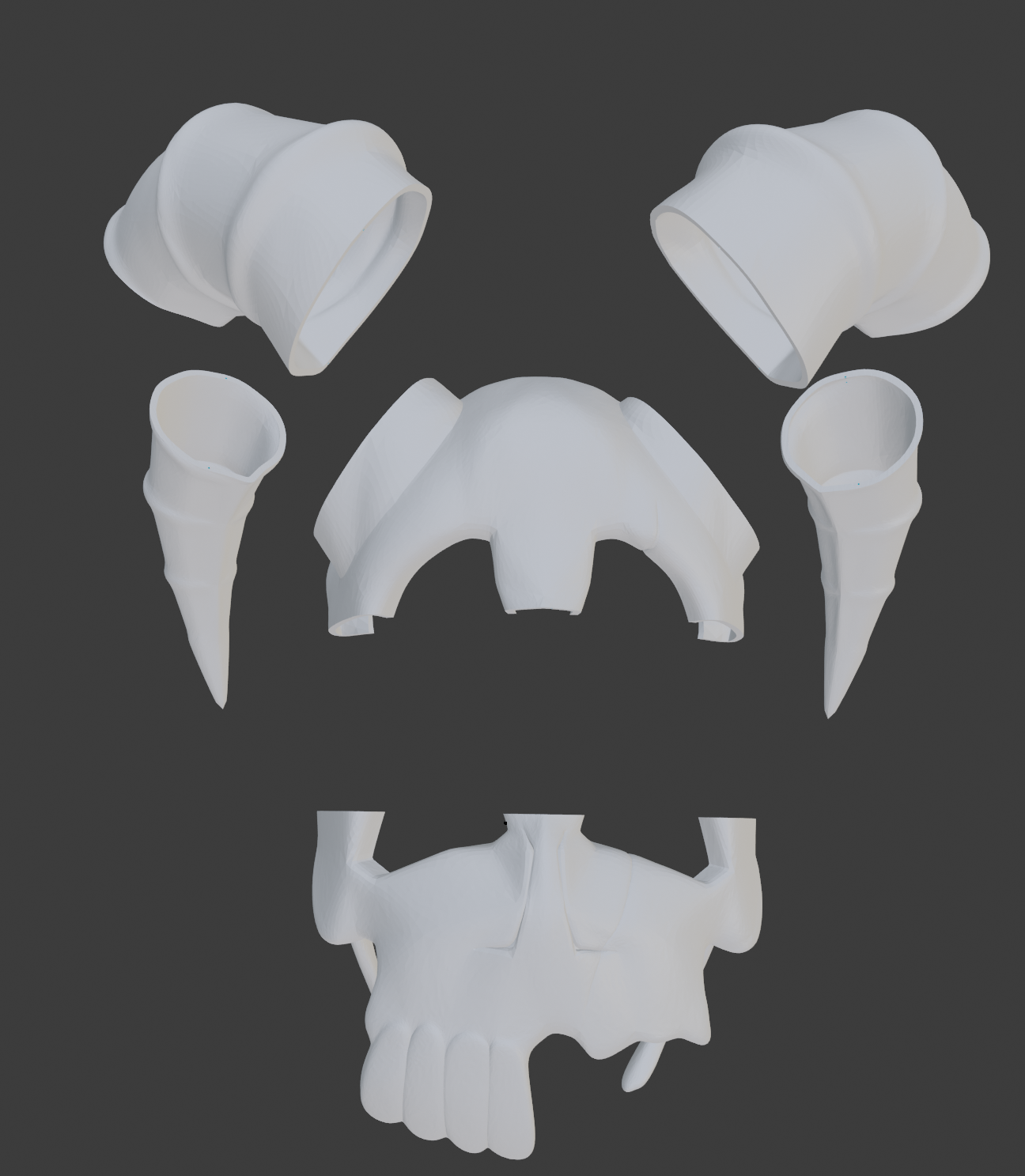 Nelliel Centaur Mask - Digital 3D Model and Physical 3D Printed Kit Options - Nelliel Cosplay