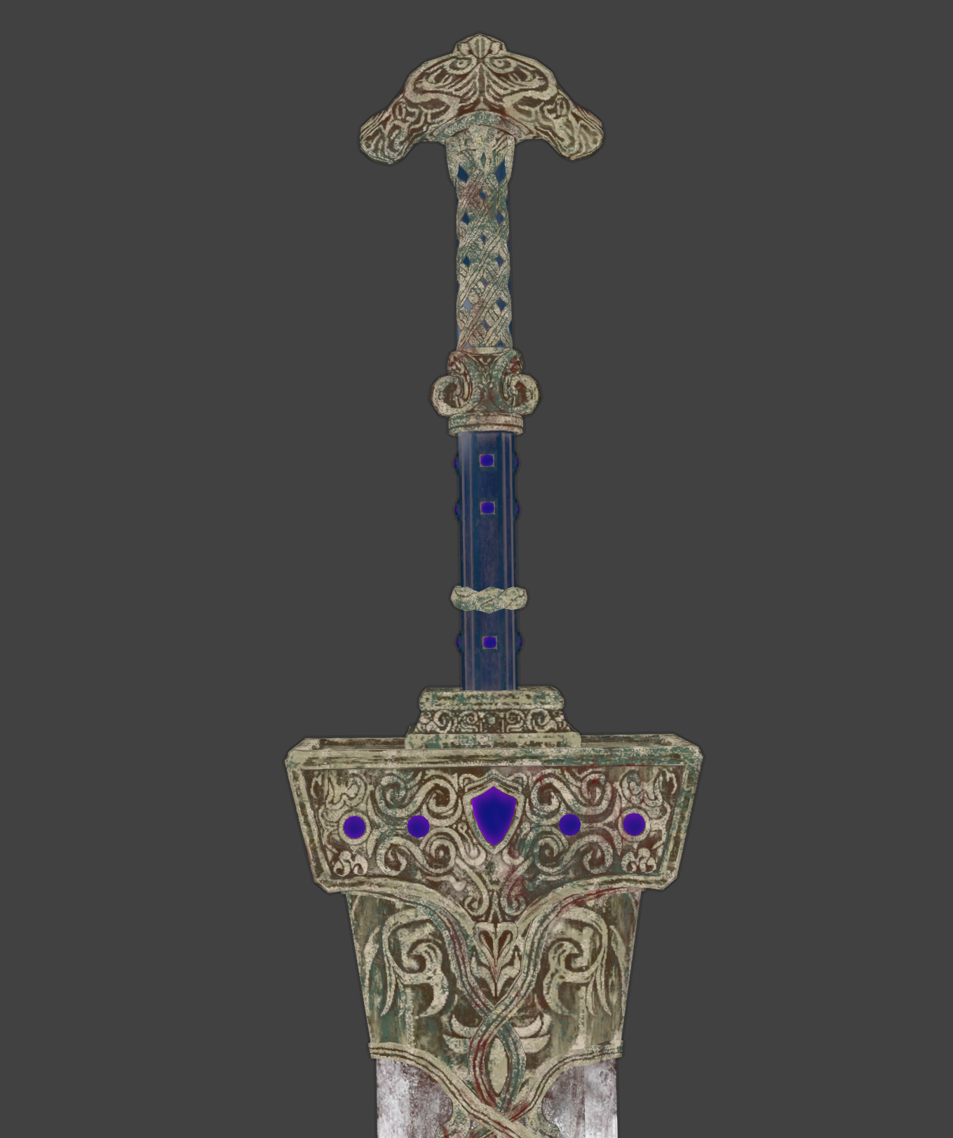 Royal Greatsword - Digital 3D Model Files and Physical 3D Printed Kit Options - Blaidd Sword - -Blaidd Cosplay