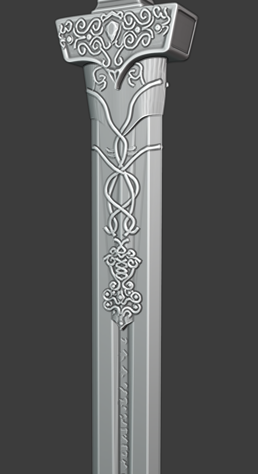 Royal Greatsword - Digital 3D Model Files and Physical 3D Printed Kit Options - Blaidd Sword - -Blaidd Cosplay