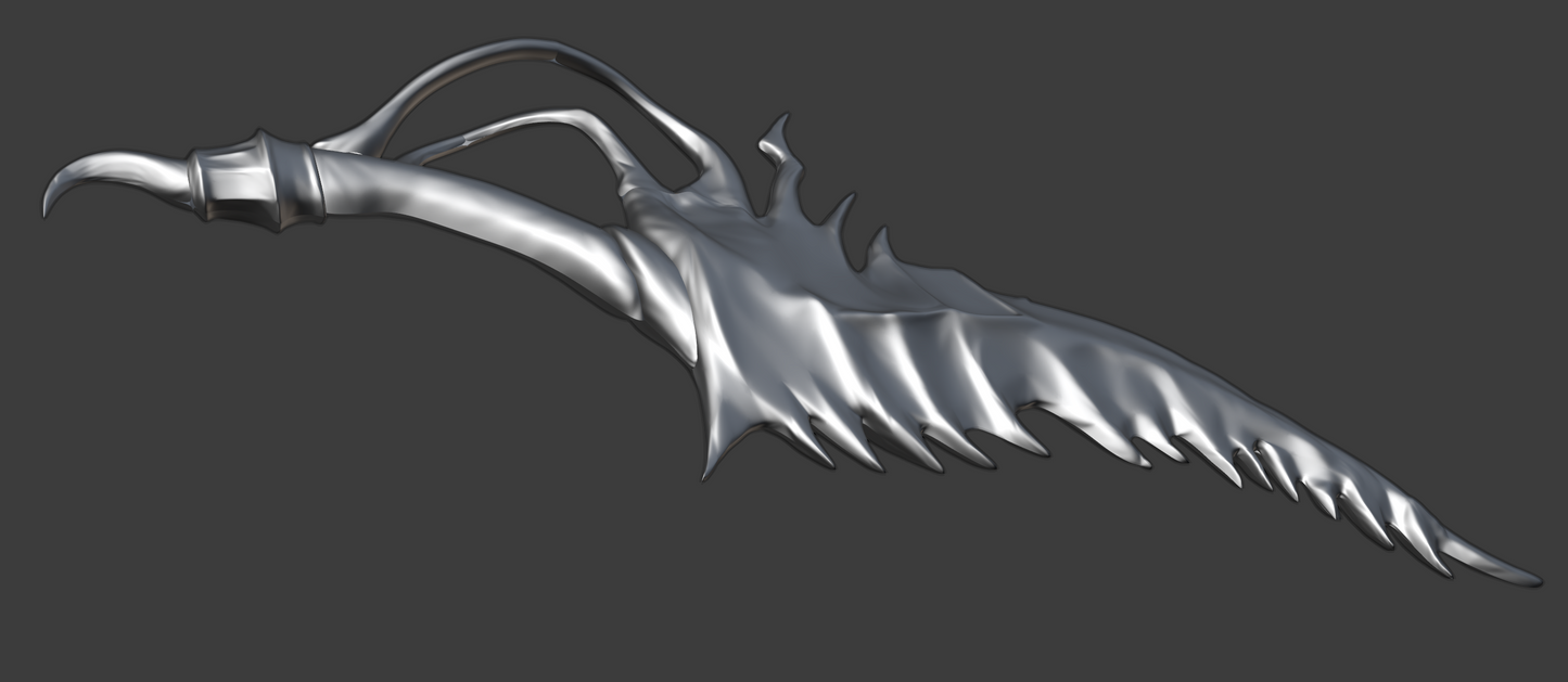 Reduvia Dagger - Digital 3D Model Files and Physical 3D Printed Kit Option