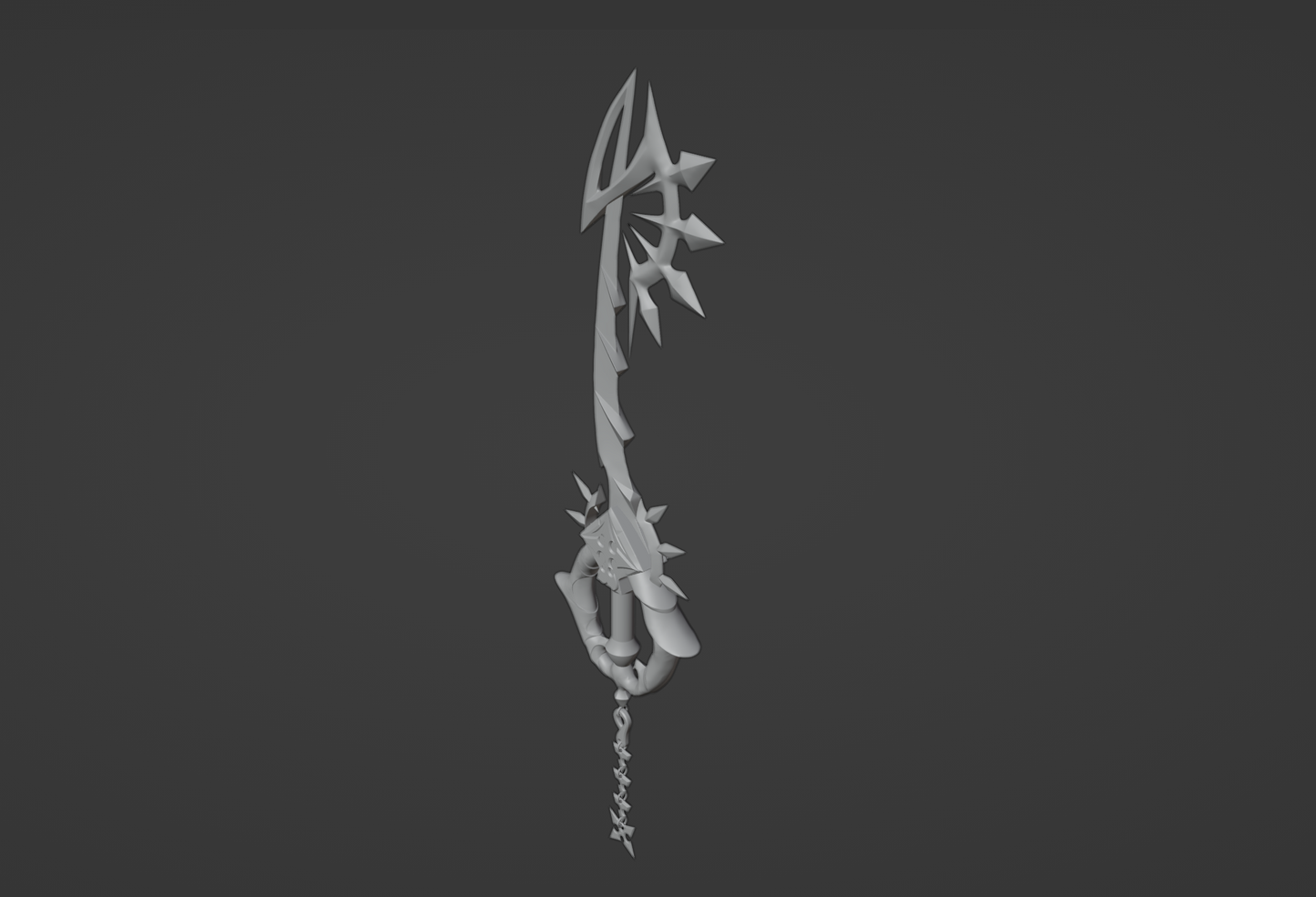 Roxas Two Become One Keyblade - Digital 3D Model and Physical 3D Printed Kit Options - Roxas Cosplay