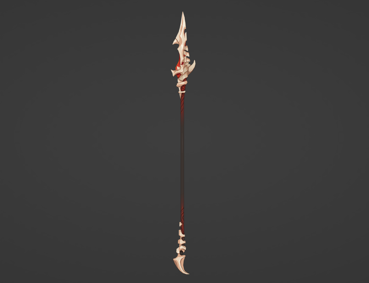 Dragonspine Spear - Digital 3D Model Files and Physical 3D Printed Kit Options - Xiangling Cosplay