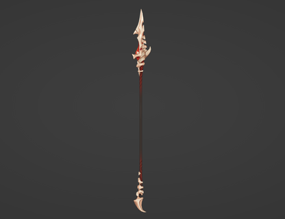 Dragonspine Spear - Digital 3D Model - Genshin Impact - Rosaria Cosplay