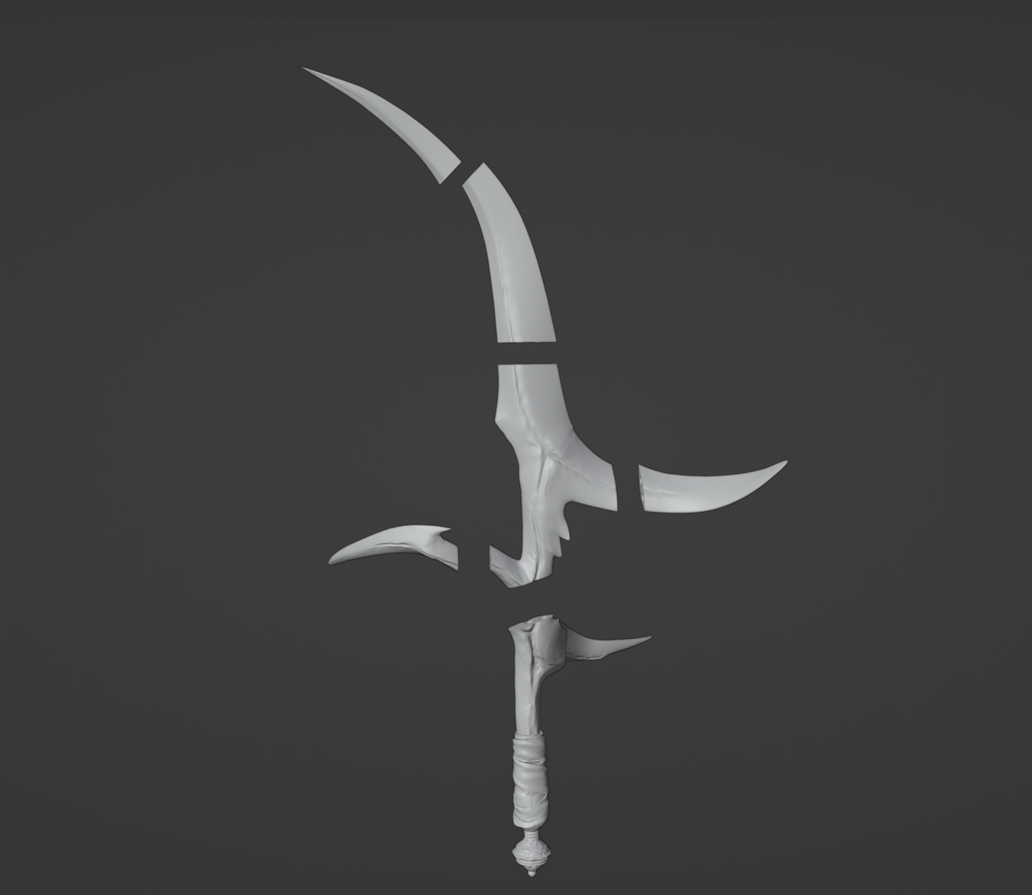 Black Knife - Digital 3D Model Files and Physical 3D Printed Kit Options