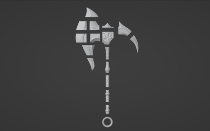 Darius Battleaxe - Digital 3D Model - League of Legend - Darius Cosplay