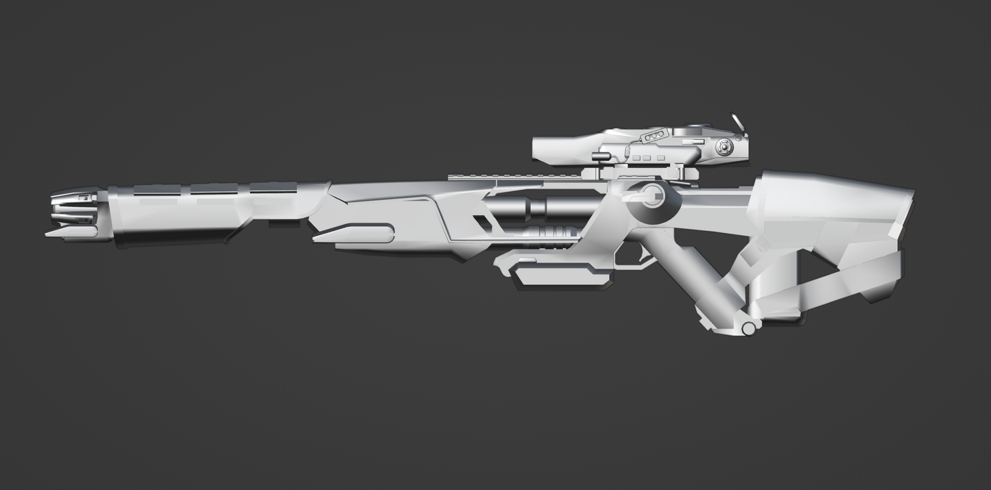 Apex Sentinel Nightcore Gun - Digital 3D Model and Physical 3D Printed Kit Options - Legendary Skin