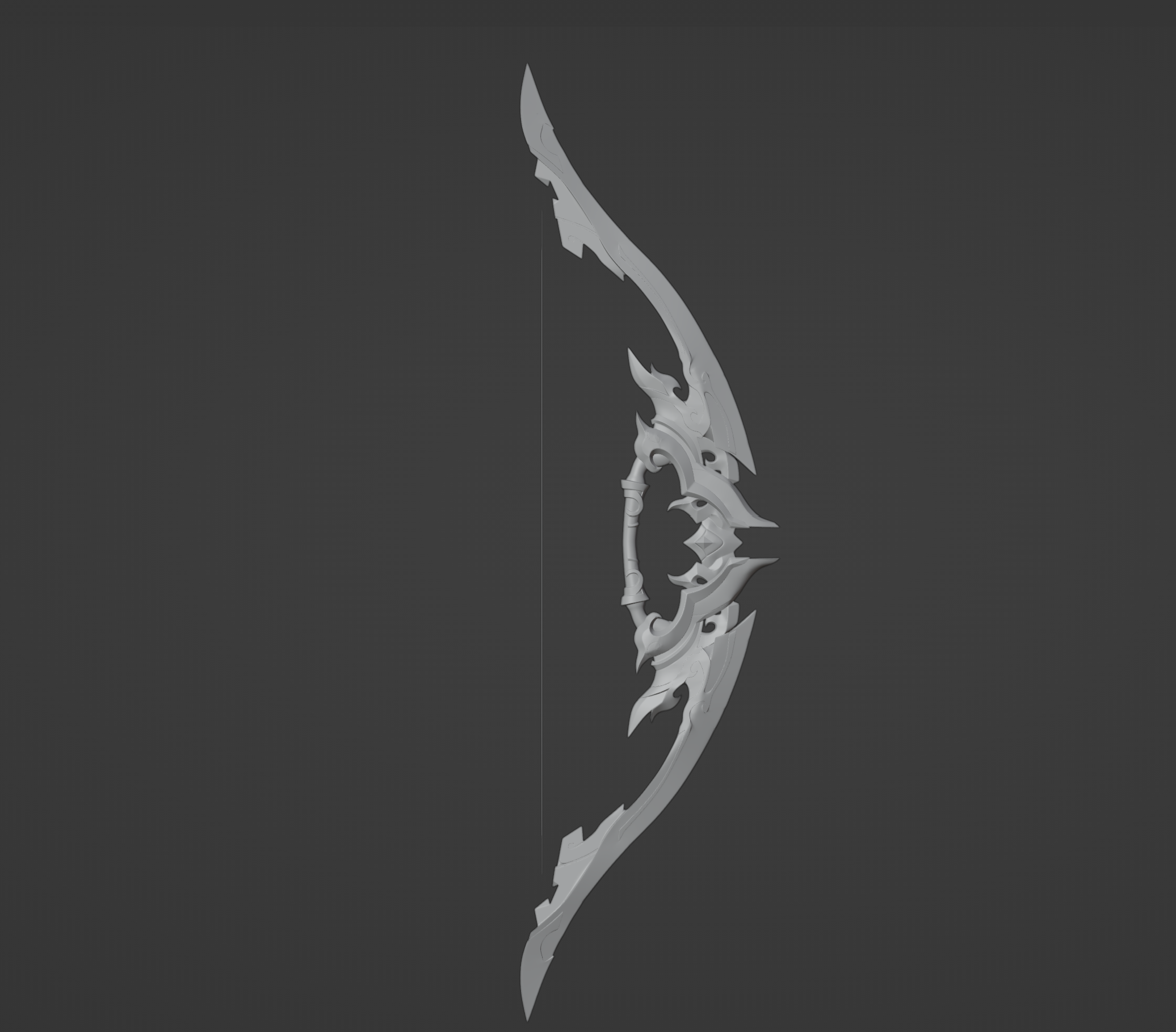 Fischl Rust Bow - Digital 3D Model Files and Physical 3D Printed Kit O ...