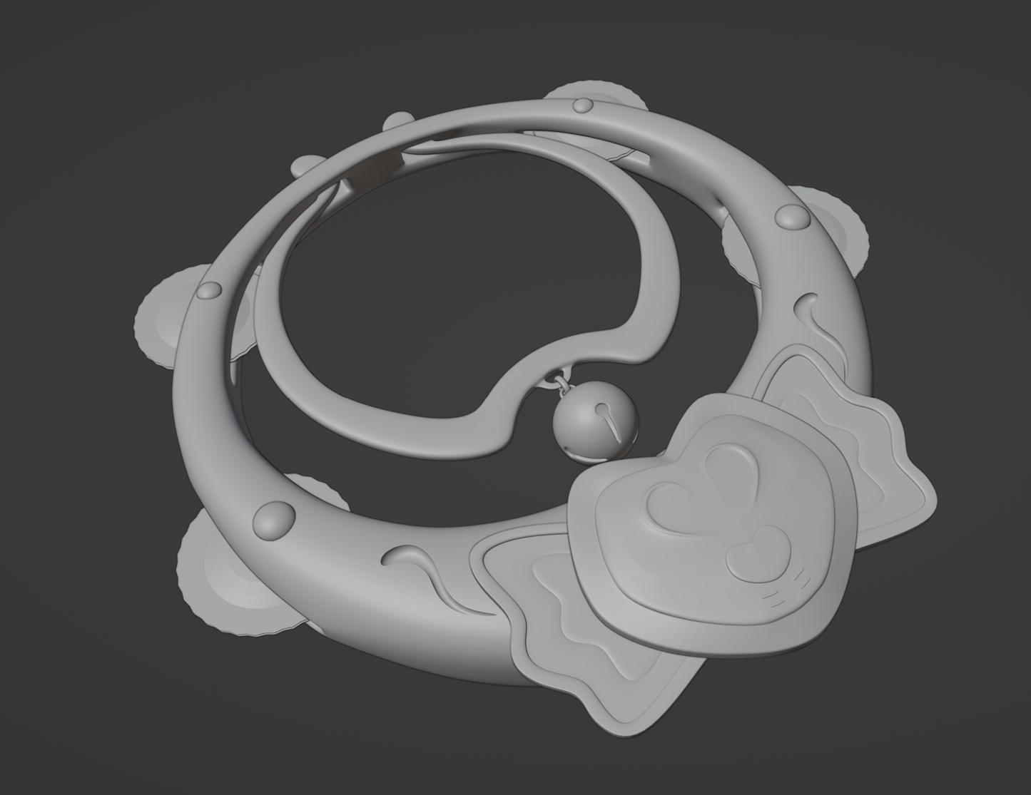 Mew Pudding's PuRing Ring - Digital 3D Model and Physical 3D Printed Kit Options - Mew Pudding Cosplay - Mew Pudding tambourine