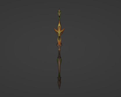 King's Squire Bow - Digital 3D Model - Genshin Impact - Tighnari Cosplay