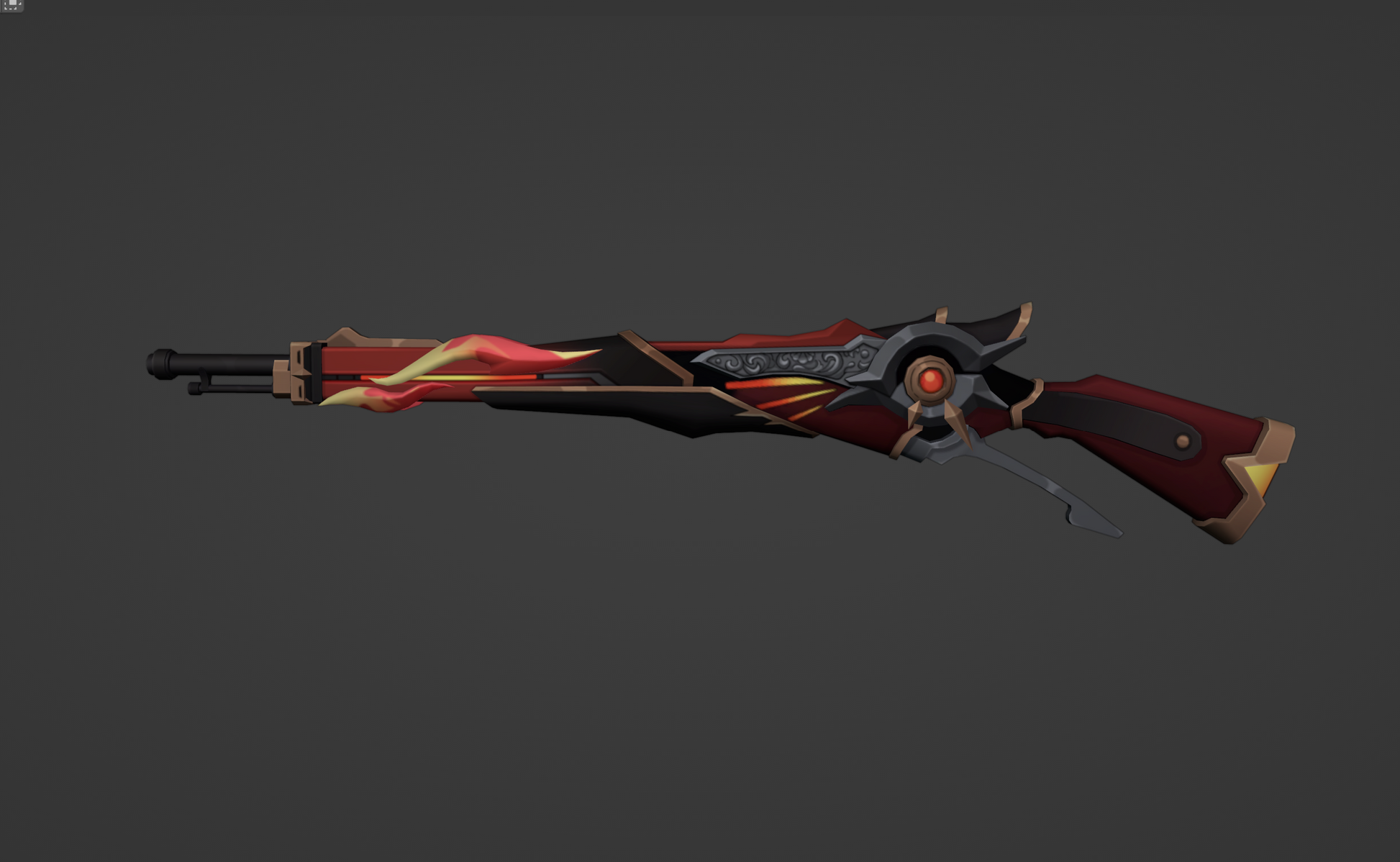 Pyro Fatui Gun - Digital 3D Model Files and Physical 3D Printed Kit Op ...