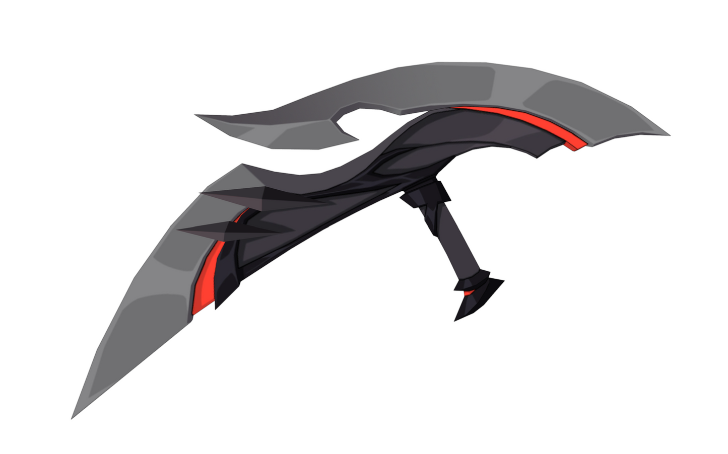 Fatui Pyro Agent Sacrificial Knife - Digital 3D Model Files and Physical 3D Printed Kit Options - Fatui Pyro Agent Cosplay