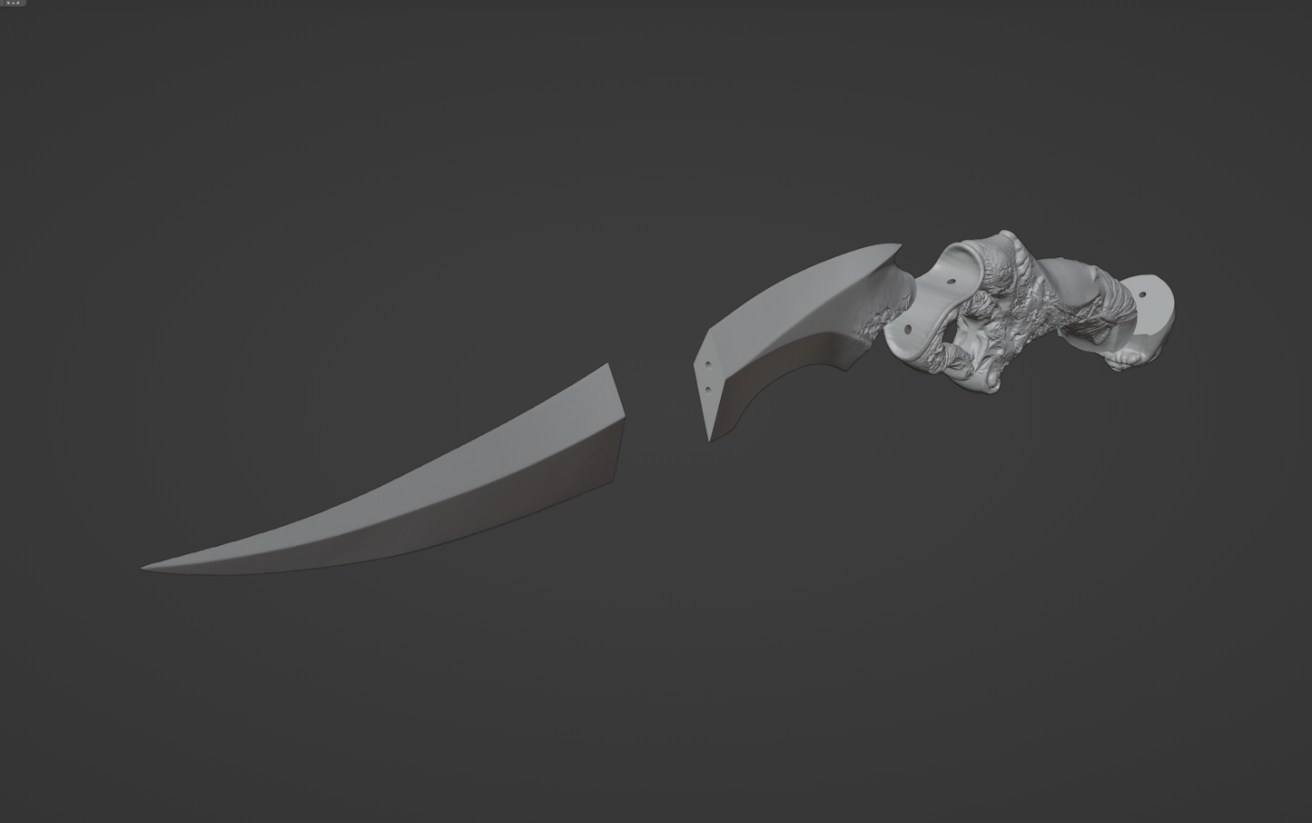 Dagger of Death - Digital 3D Model Files and Physical 3D Printed Kit Options - Ethan Winters Cosplay