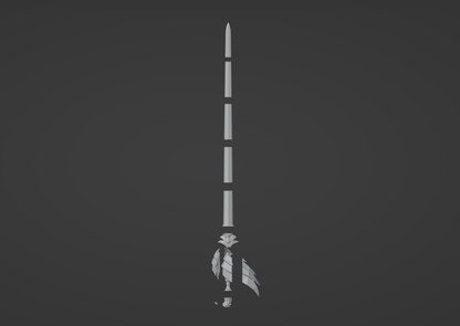 Favonius Sword - Digital 3D Model - Genshin Impact - Bennett Cosplay