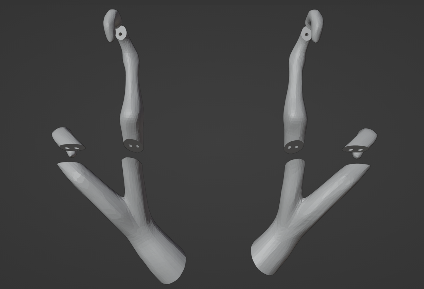 Zhongli Horns - Digital 3D Model Files and Physical 3D Printed Kit Options - Zhongli Cosplay