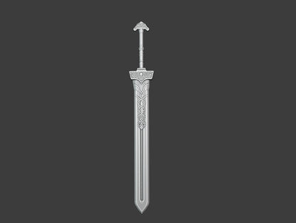 Royal Greatsword - Digital 3D Model - Elden Ring - Blaidd the Half-Wolf Cosplay