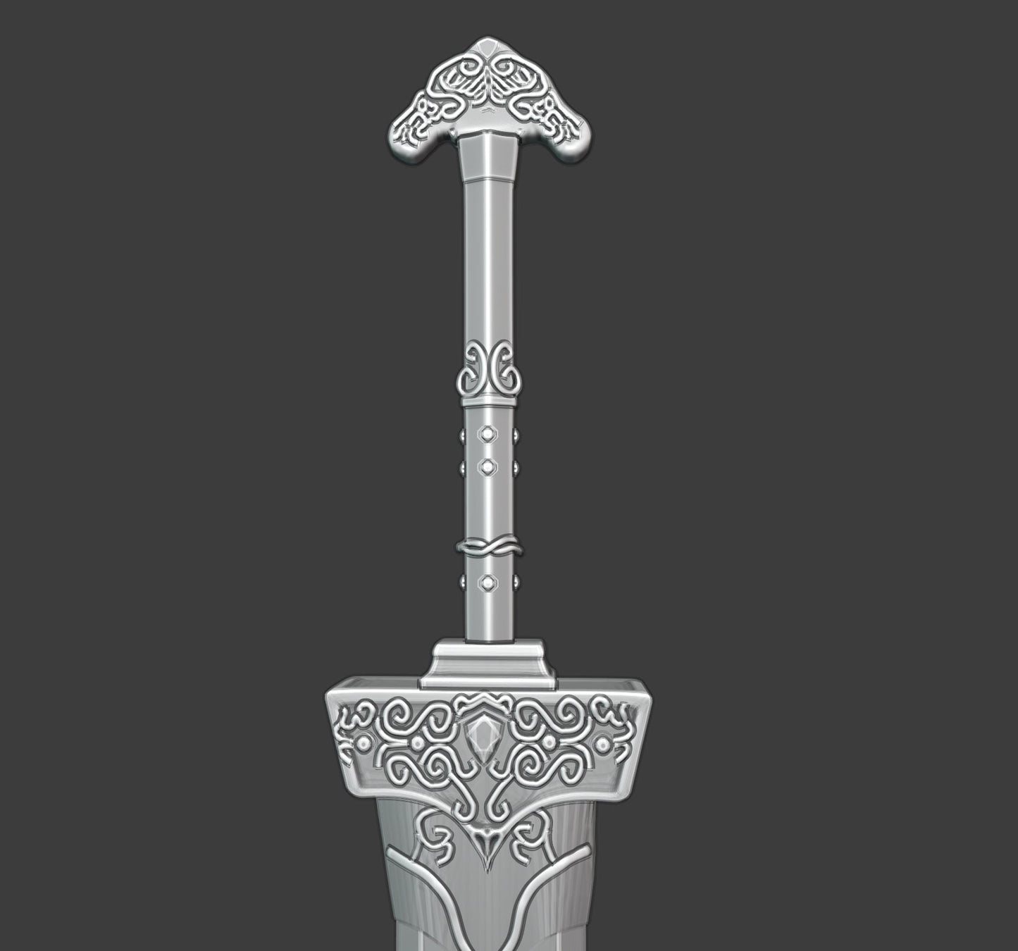 Royal Greatsword - Digital 3D Model Files and Physical 3D Printed Kit Options - Blaidd Sword - -Blaidd Cosplay