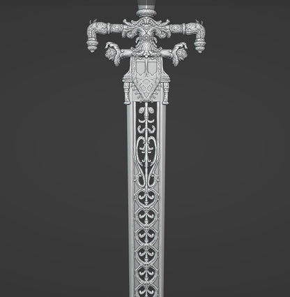 Sword of Night and Flame - Digital 3D Model - Elden Ring Cosplay