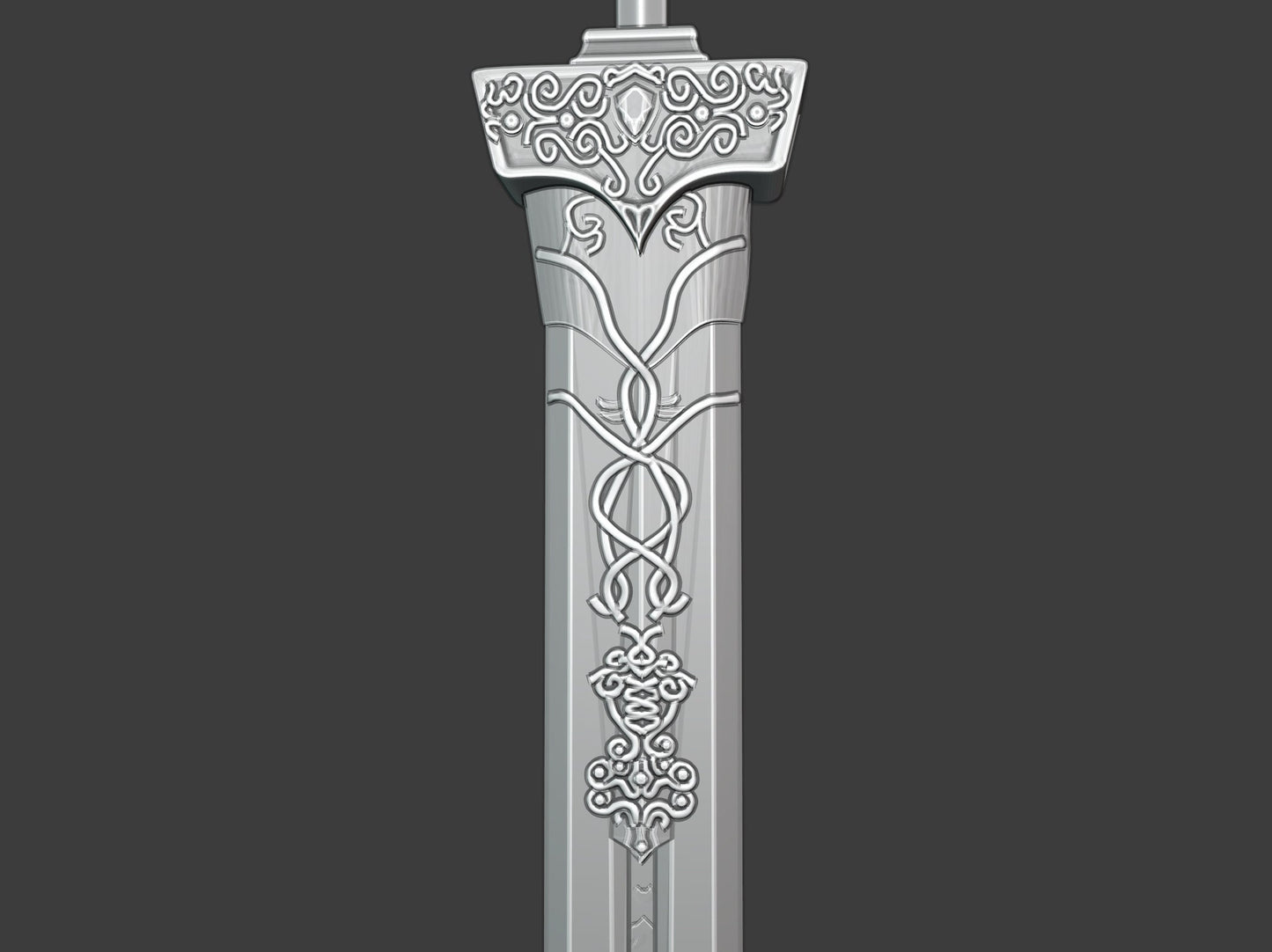 Royal Greatsword - Digital 3D Model Files and Physical 3D Printed Kit Options - Blaidd Sword - -Blaidd Cosplay