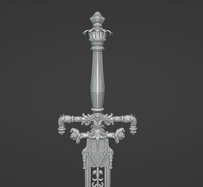 Sword of Night and Flame - Digital 3D Model - Elden Ring Cosplay