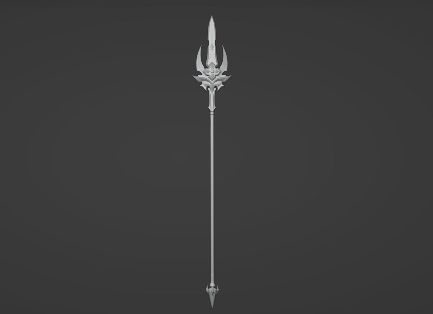 Deathmatch - Digital 3D Model Files and Physical 3D Printed Kit Options - Deathmatch Spear