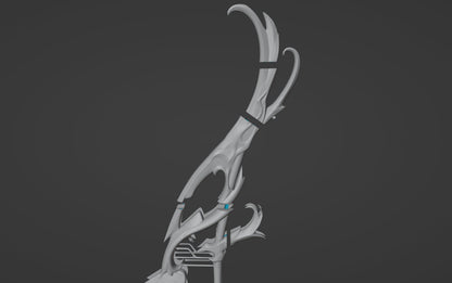 Elegy For The End Bow - Digital 3D Model - Genshin Impact - Venti Cosplay