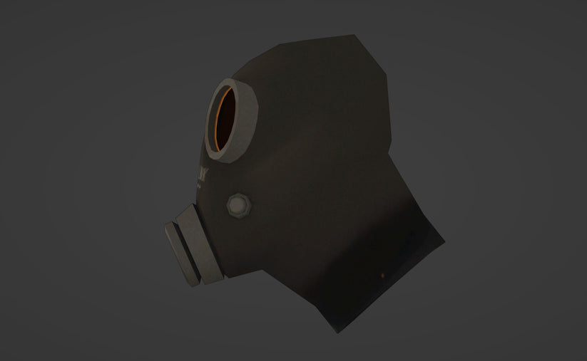 Pyro Mask Text Pyrovision Goggles - Digital 3D Model File - Team Fortress 2 Cosplay ...