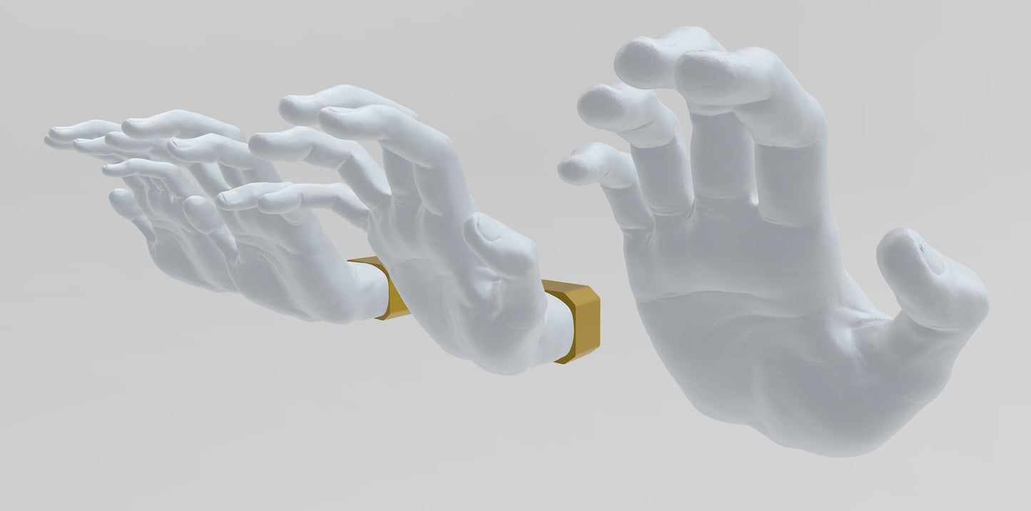 Tomura Shigaraki Hands Digital 3D Model - Professionally Designed - Tomura Shigaraki Cosplay