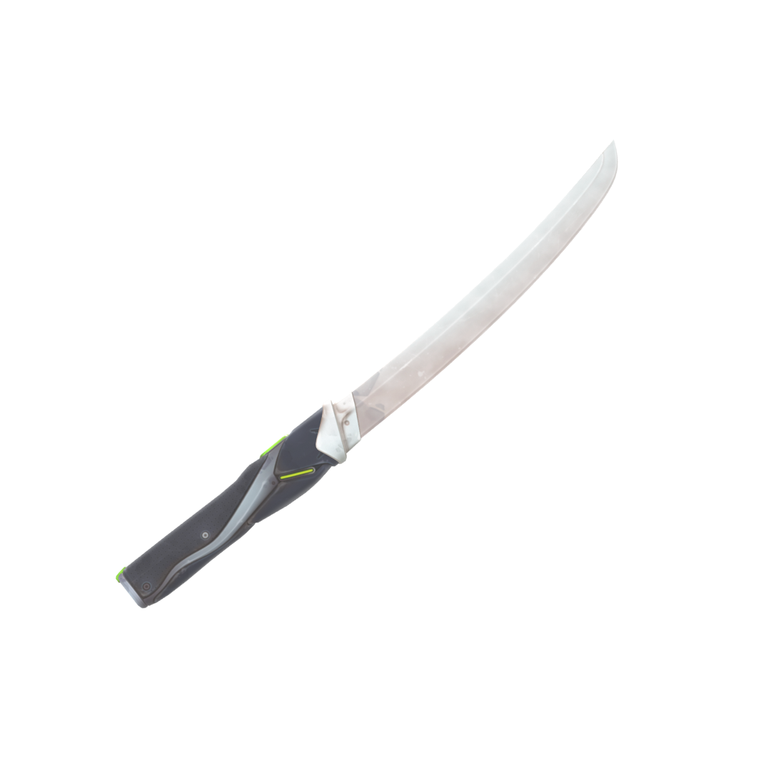 Genji's Knife - Digital 3D Model Files and Physical 3D Printed Kit Options - Genji Cosplay