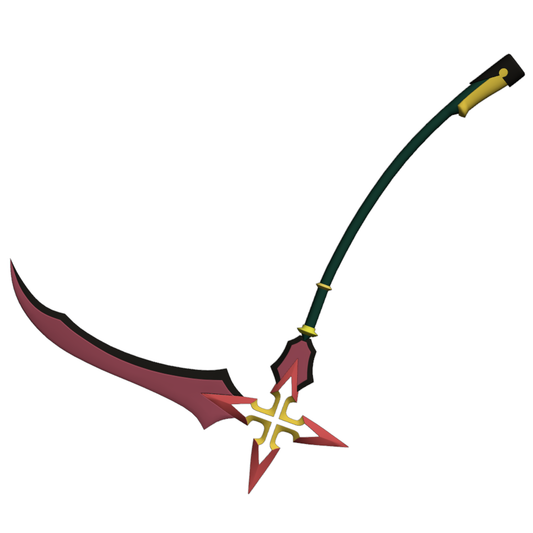 Marluxia's Scythe - Digital 3D Model Files and Physical 3D Printed Kit Options - Marluxia Cosplay