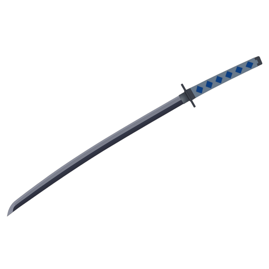 Sakonji Urokodaki's Sword - Digital 3D Model Files and Physical 3D Printed Kit Options - Sakonji Urokodaki Cosplay - Nichirin Sword