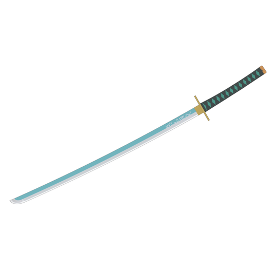 Muichiro Tokito's Sword - Digital 3D Model Files and Physical 3D Printed Kit Options - Muichiro Tokito Cosplay - Nichirin Sword