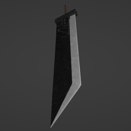 Buster Sword - Digital 3D Model - Final Fantasy VII Remake - Cloud Strife Cosplay