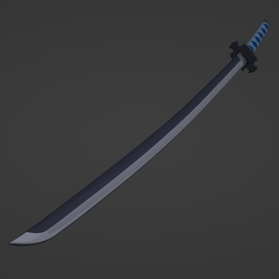 Sakonji Urokodaki's Sword - Digital 3D Model Files and Physical 3D Pri ...