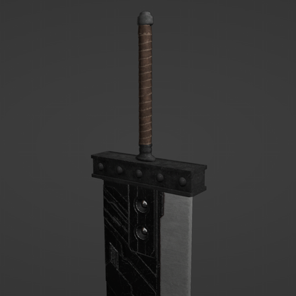 Buster Sword - Digital 3D Model - Final Fantasy VII Remake - Cloud Strife Cosplay