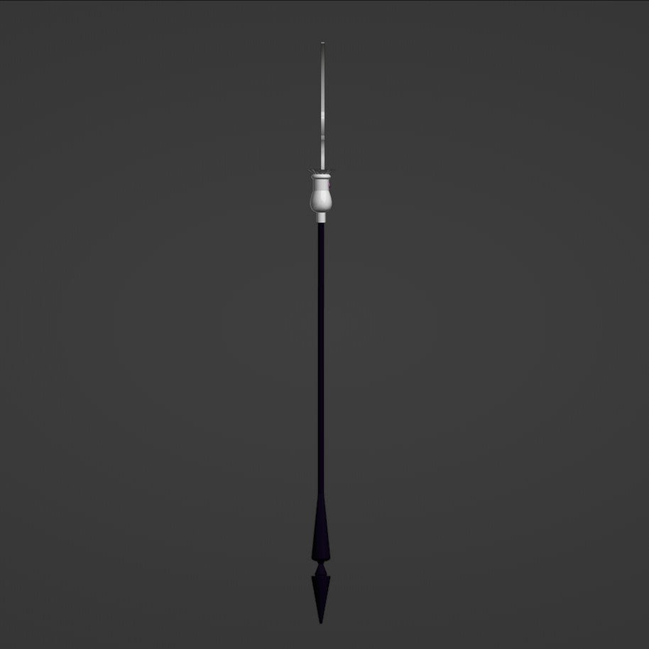 Silence Glaive - Digital 3D Model - Sailor Moon - Sailor Saturn Cosplay