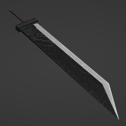 Buster Sword - Digital 3D Model - Final Fantasy VII Remake - Cloud Strife Cosplay