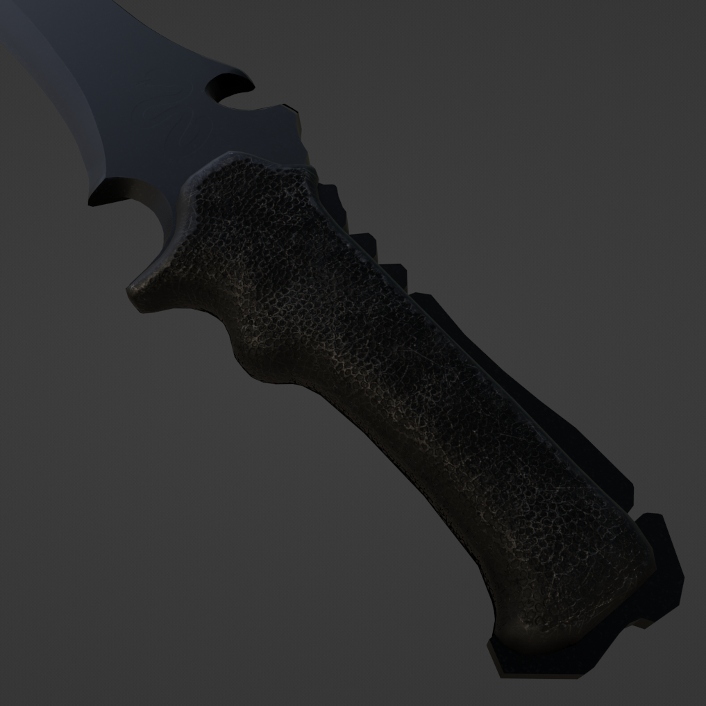Fighting Knife - Digital 3D Model and Physical 3D Printed Kit Options –  Kosplayit