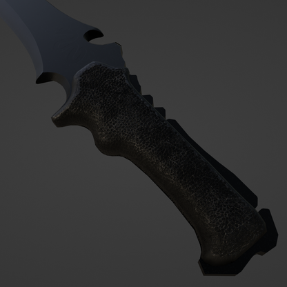 Fighting Knife - Digital 3D Model - Resident Evil 4 - Leon Kennedy Cosplay