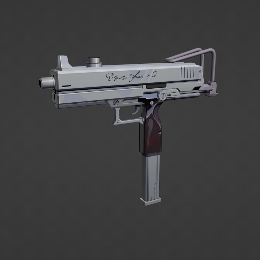 Kafka Uzi - Digital 3D Model Files and Physical 3D Printed Kit Options ...