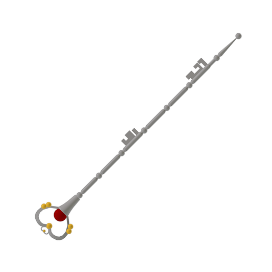 Sailor Pluto's Garnet Rod - Digital 3D Model Files and Physical 3D Printed Kit Options - Sailor Pluto Cosplay - Garnet Rod