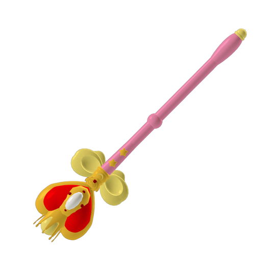 Sailor Moon's Heart Wand - Digital 3D Model Files and Physical 3D Printed Kit Options - Sailor Moon Cosplay - Heart Wand