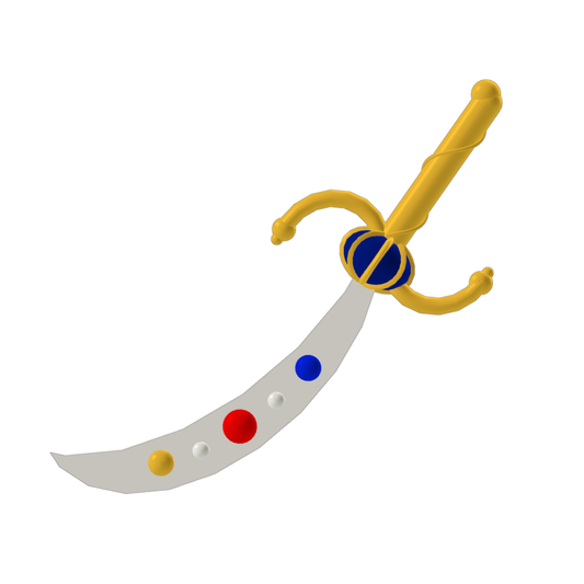 Sailor Uranus Space Sword - Digital 3D Model Files and Physical 3D Printed Kit Options - Sailor Uranus Cosplay - Space Sword