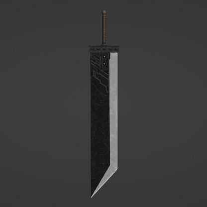 Buster Sword - Digital 3D Model - Final Fantasy VII Remake - Cloud Strife Cosplay