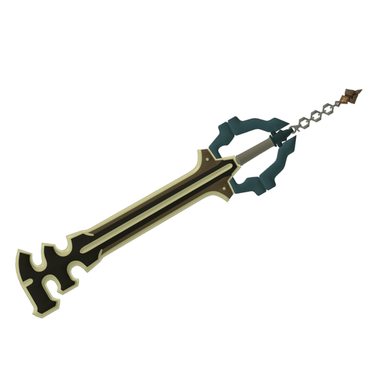 Terra's Earthshaker Keyblade - Digital 3D Model Files and Physical 3D Printed Kit Options - Terra Cosplay - Earthshaker Keyblade