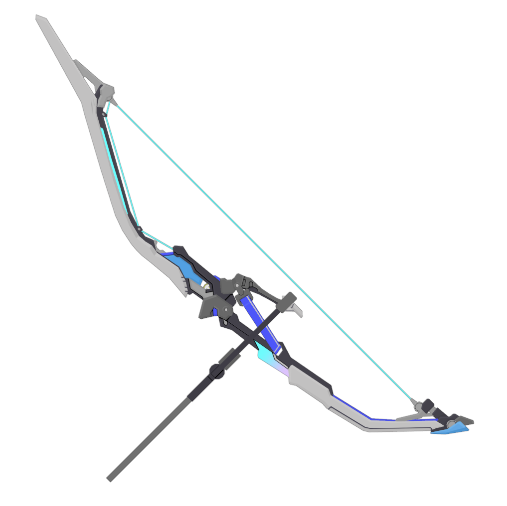 March 7th Bow - Digital 3D Model Files and Physical 3D Printed Kit Opt ...